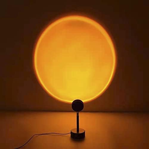 epic 日落灯 180 度旋转投影灯 usb 充电照明,浪漫日落灯(红色)