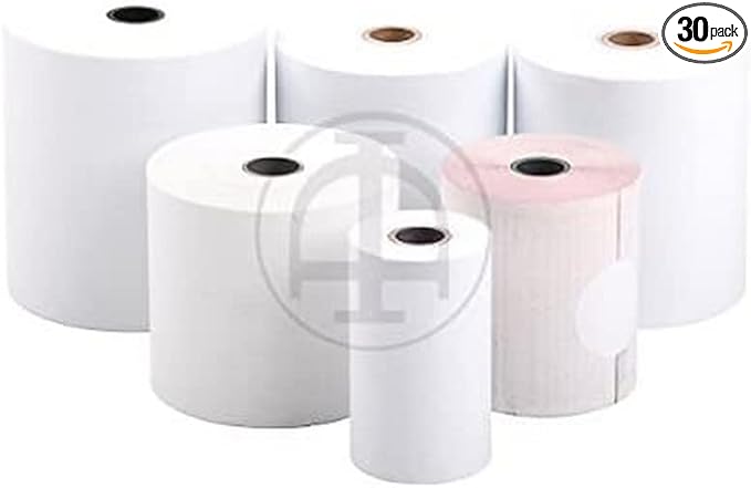 Dascom-Tally Dascom 043155 热卷 (30) 卷纸 58 毫米 x 27 米 55 克 标准-价格 报价