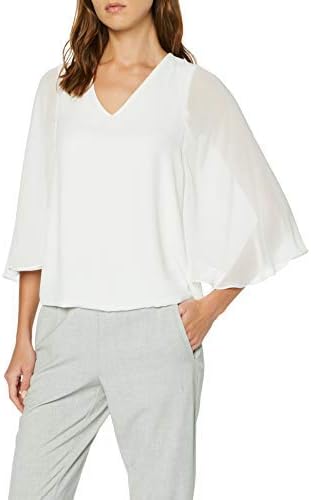 dorothyperkins女士雪纺混合天使袖上衣t恤