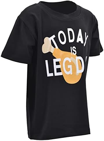 unique baby boys leg day thanksgiving 趣味 t 恤【unique baby】