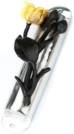 全新美丽锤锻双色不锈钢铃木纹金色黄铜百合设计 Classic Touch 价格报价图片