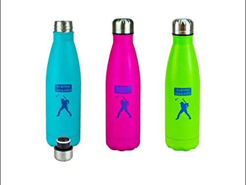 ELI&YANI 500ML Vacuum Insulated Travel Color Water bottle/Coffee Cup Insulated bag Leakproof double-wall stainless steel Cola-shaped sports water bottle, suitable for travel insulation