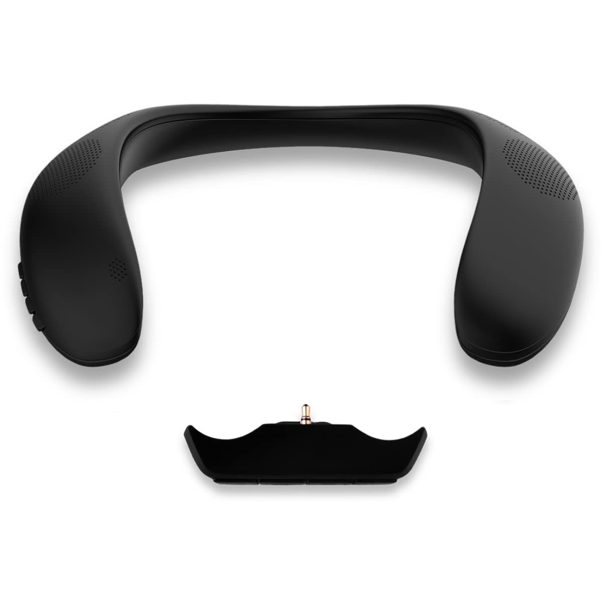 Neck Band Speaker PS5 Bluetooth Adapter Accessory Set,BT5.1 Low latency wireless audio transmitter and Neck wearable speaker 3D stereo headset for PS5 controller with FM radio /Micro SD card support