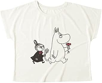 moomin 姆明 姆明 姆明和美 蝙蝠t恤 米白色