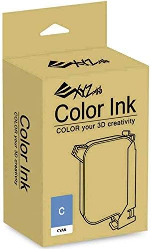 于喷墨打印机的墨盒,青色,专为 xyz printing da vinci 彩色打印机