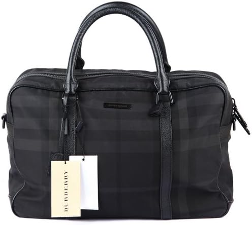 burberry 巴宝莉 男包 经典黑格纹手提旅行包袋 3764305