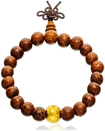 足金时尚菩提子手链 足金黄金手链 馈赠礼物首选