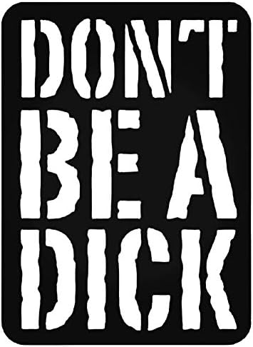 don't be a dick 贴花乙烯基贴纸|汽车卡车货车墙壁笔记本
