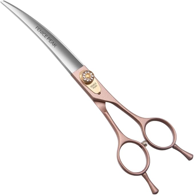 fenice peak 专业弧形狗狗*剪刀 7 英寸(约 17.