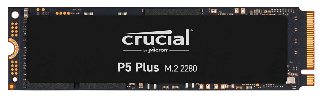 Crucial Inruta P5 Plus CT500P5PSSD8 500GB SSD (PCIe 4.0, DNAND, NVMe, M.), 6600MB/s, black