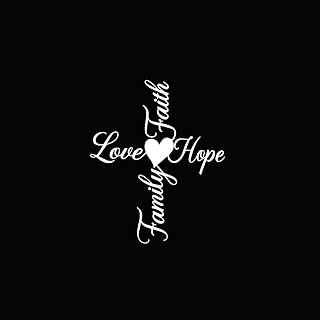 azquest hope faith love 家庭贴花乙烯基贴纸汽车卡车墙壁笔记本电脑