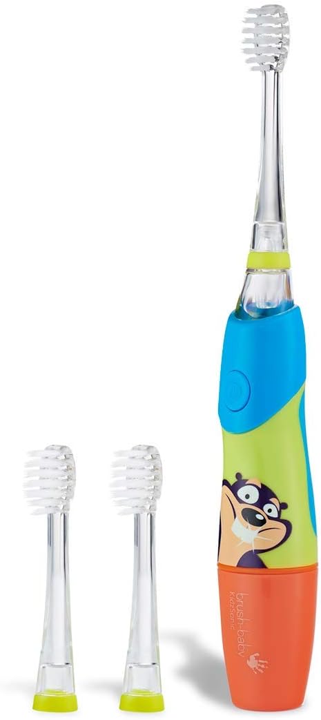 brush-baby 百刷宝贝 kidzsonic电动牙刷3-6岁蓝色包括3个刷头