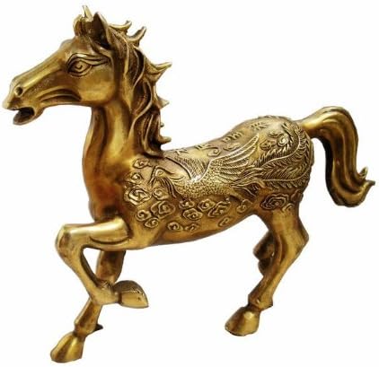 龙义 开光纯铜马摆件龙马助运大号 2013年生肖龙吉祥物1070103