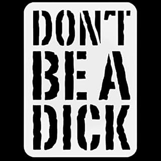 dont be a dick 贴花乙烯基贴纸|汽车卡车厢车笔记本电脑|白色|5.