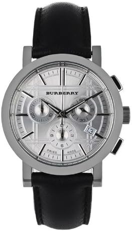 burberry 巴宝莉男款英伦风情经典三眼时尚石英表 bu1361