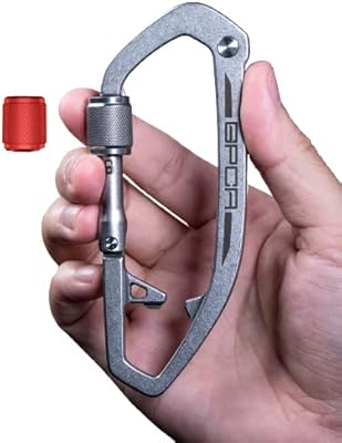 gpca x-grip 登山扣多功能工具 edc 钥匙扣 - 与狗皮带启动器配合使用