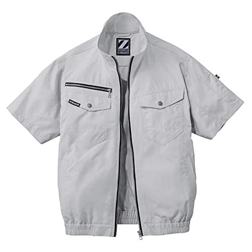 自重堂 z-dragon 空调服短袖夹克衫 74090 银色 ll码