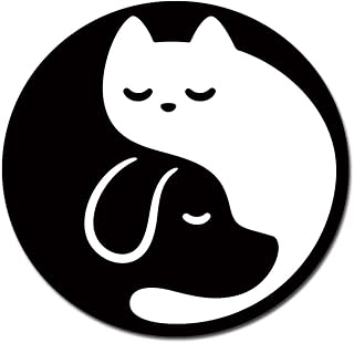 表面,带防滑橡胶,非常容易清洁,小尺寸鼠标垫,办公室/家(泰志猫和狗)