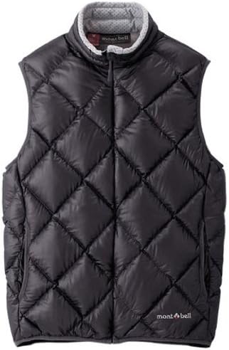 Mont Bell梦倍路超轻羽绒背心男款炭黑chbk 黑色l 亚马逊中国 运动户外休闲