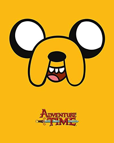 adventure time jake 40 x 50 厘米帆布印花,涤纶,多色,40 x 50 x 3.