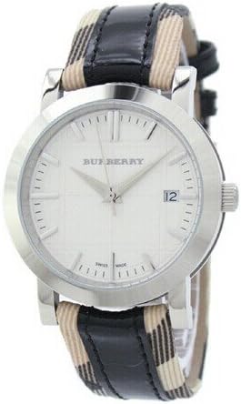burberry 巴宝莉手表 英伦格纹时尚优雅皮带男表bu1388