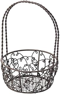 tidorisangyou 篮子 棕色 8.5x8.5×高13.5厘米 钢丝篮 89-74br