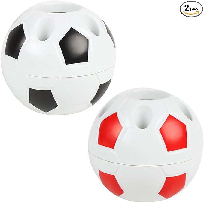 足球笔架,创意笔筒,足球文具,铅笔收纳,多功能笔筒,办公用品,办公桌装