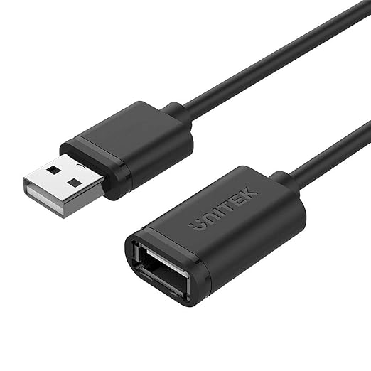0 a 插头 usb a 母头 / 延长线 / 5 米 黑色 / 扩展 适用于打印机