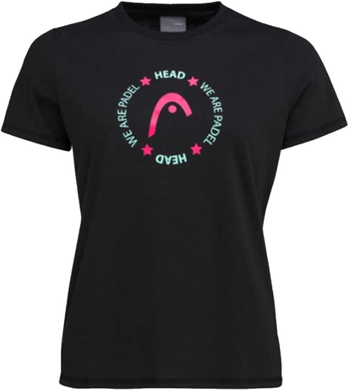head 女士纽扣t恤女士网球服
