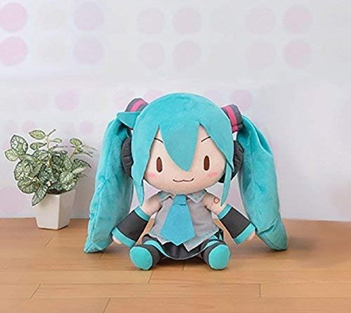 sega 初音未来系列 特别版初音未来 口闭合 软毛绒填充玩偶 正品