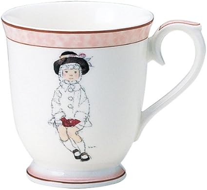 Narumi 鸣海马克杯岩崎知弘带茶色帽子的少女290cc 约290ml 微波炉 洗碗机可用日本制造 2635 亚马逊中国 厨具