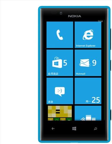 nokia诺基亚lumia720超薄3g手机蓝联通定制纤薄轻巧43英寸悦目触屏