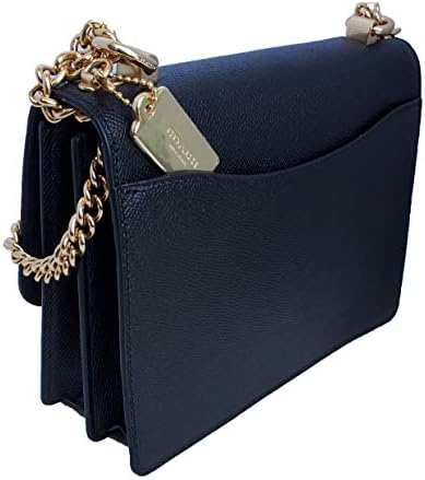 coach 蔻驰 klare系列 斜挎单肩皮革手提包,brown/black/gold