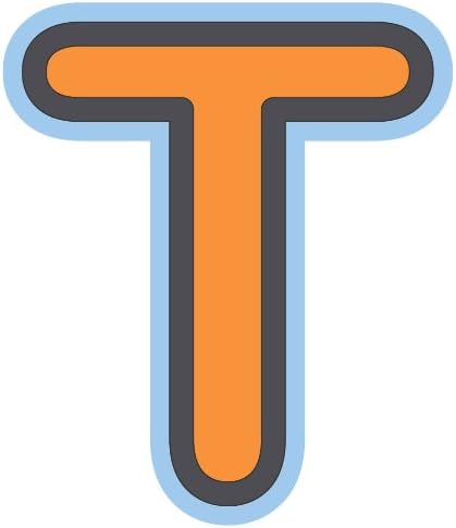 bebemon 大写字母 t (橙色)