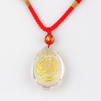 碧雅开光抛光白水晶2013蛇年生肖属鸡转运吉祥物天德星护身符吊坠挂件