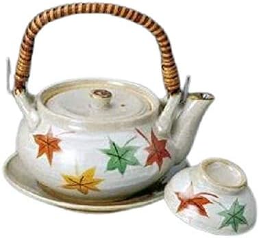 ale-net 圆形茶壶 茶壶 蒸 陶器 万古烧