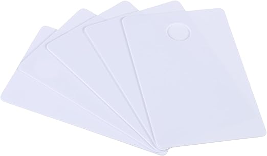 6 厘米)空白pvc色卡,10 张空白白卡,适用于所有支持 nfc 的智能手机和