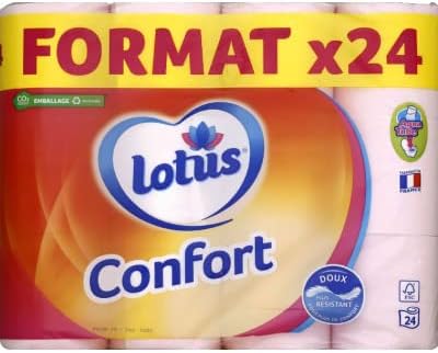 Lotus Confort Aquatube 24 卷厕纸 亚马逊中国 个护健康