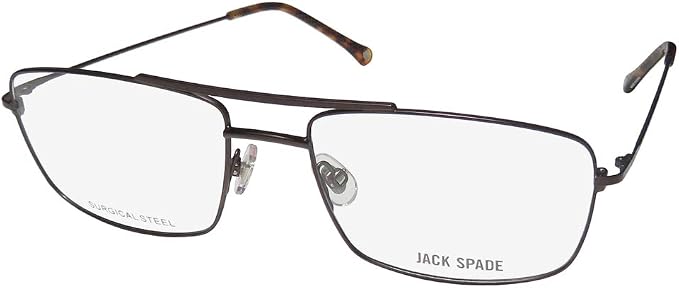 Jack Spade Carlson Labs 男士 女士飞行员全框品牌收藏眼镜 眼镜框架深古铜色54 17 140 亚马逊中国 服饰箱包