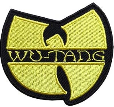 wu-tang clan 徽标 - 缝制熨烫,刺绣原创艺术品 - 补丁 - 7.