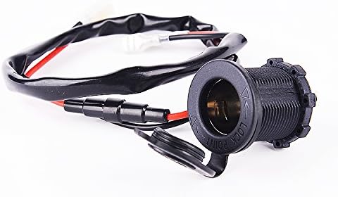 汽车摩托车点烟器插座12v 24v车通用点烟器电源车载充电 汽车用品 亚马逊中国