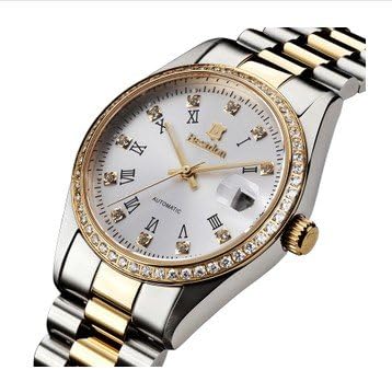 bestdon 邦顿 卡雷斯机械表系列 全自动机械男士手表 时尚镶钻罗马文