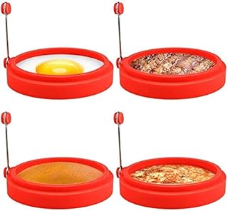 epoch-making kitchen essentials 4 件, 烹饪不粘, 完美的煎蛋模具或