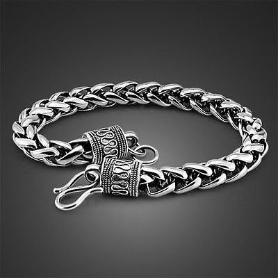 happylife 正品纯银泰国银绳链男士手链 b 217.