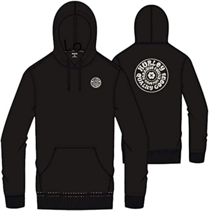 hurley 男式 power flower po 抓绒运动衫