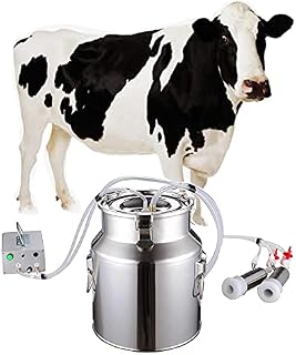 farm league 奶牛挤奶机(7 件装),脉冲真空泵,食品级自动 14 升奶机