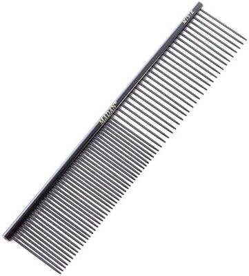 美登madans 美国美登 排梳 黑铜疏密齿梳 宠物梳 黑铜长齿疏密两用