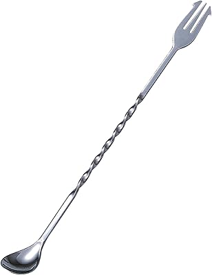 三得利 搅拌棒 酒勺 5毫升 银色 银色 不锈钢 阉牛皮 混合 螺旋状