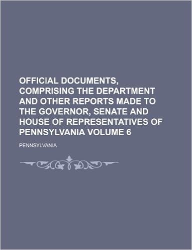official documents, comprising the department and other reports