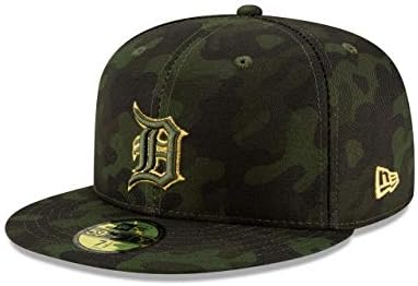 new era 底特律老虎队 2019 mlb 陆战日 59fifty 棒球帽 - 迷彩